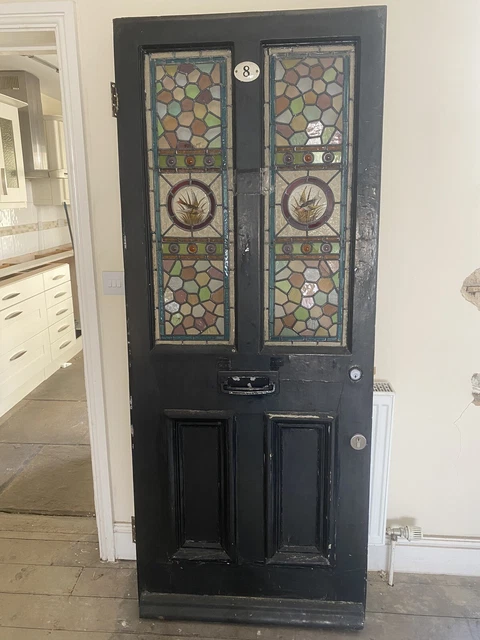 stained glass front door