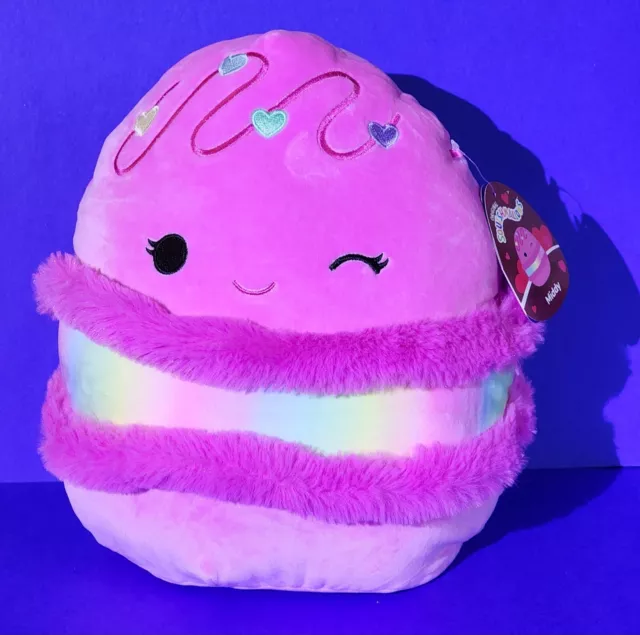 SQUISHMALLOWS VALENTINE'S DAY 2024 Middy the Pink Rainbow Macaron 12