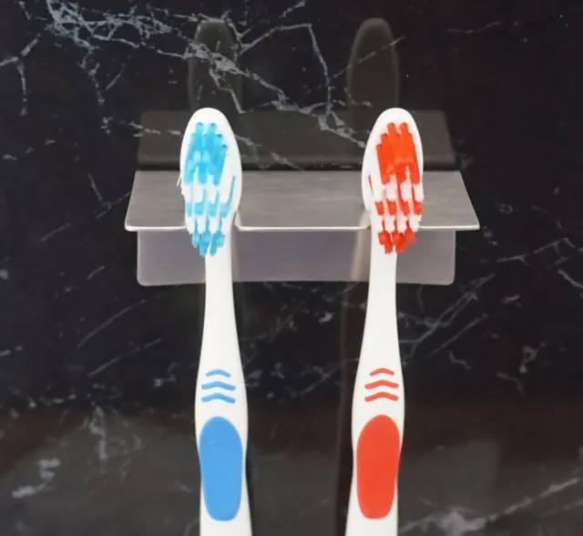 Zahnbürstenhalter aus Edelstahl für 2 - 6 Bürsten Aufsteckbürsten oral b Philips