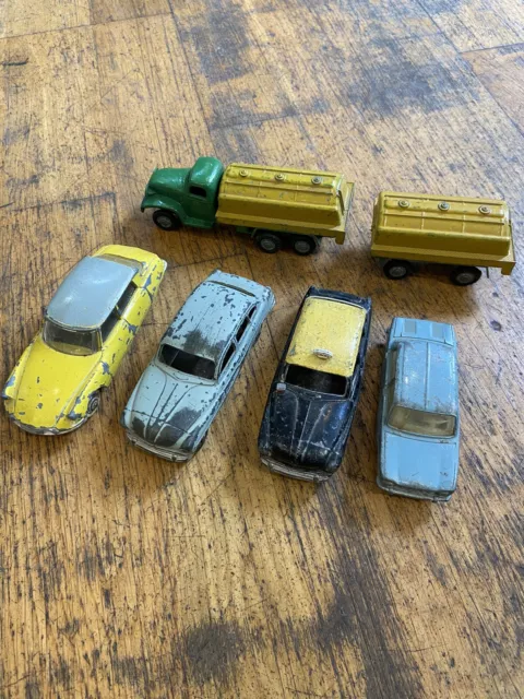 lot 4 dinky toys Et 1 France Jouet A Restaurer Ou Pour Pièces