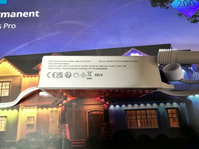 GOVEE PERMANENT OUTDOOR Lights Pro Driver Module $96.50 - PicClick CA
