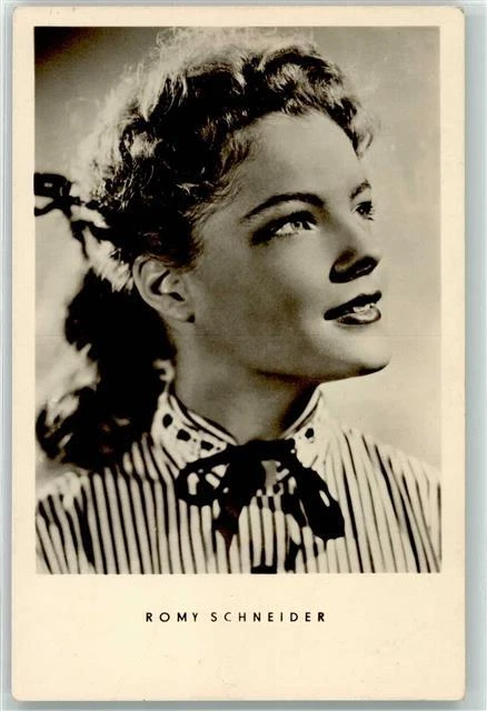 39195776 - Romy Schneider AK Filmschauspieler 1956