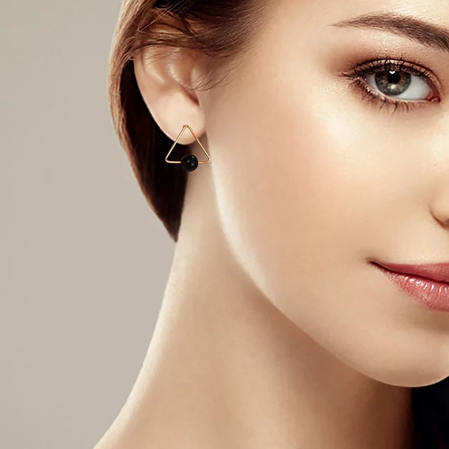 Paperclip Earrings Ladies Fashion Earrings Metal Fashion Earrings Ladies Jewelry