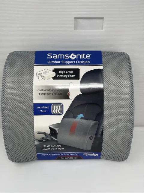 Samsonite Lumbar Support Cushion, Ventilated Mash