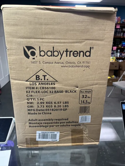 Baby Trend EZ Flex-Loc 32 Infant Car Seat Base - Black (CB56100)