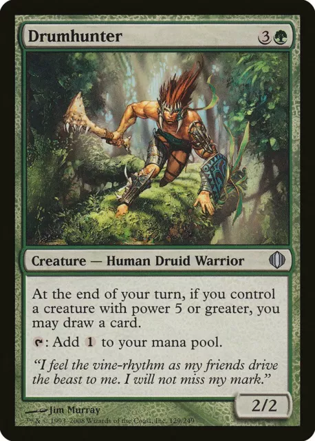 Sacellum Godspeaker 1x FOIL ALA MTG Shards of Alara Rare MINT green Sacellum Godspeaker 1x FOIL ALA MTG Shards of Alara Rare MINT green