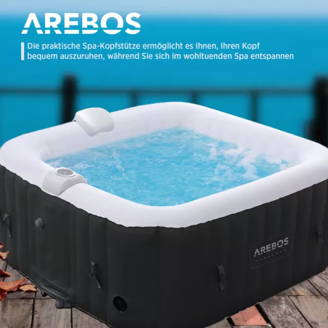 AREBOS Nackenkissen für Pool Spa Whirlpools Nackenstützkissen Nackenhörnchen 2