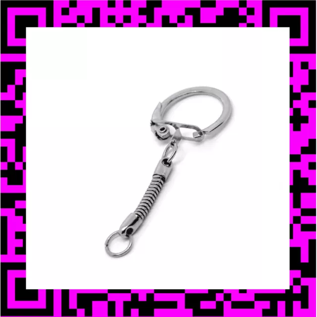 Lot 10 attaches porte-clés avec mousquetons pour bijoux Fimo