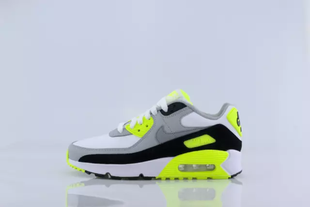 Nike Air Max 90 LTR CD6864-101 GS RECRAFTED OG VOLT EU 35.5 US 3.5Y RETRO DS NEW