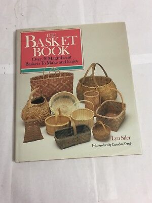 Vintage 1988 la cesta libro cómo hacer Artesanía Crear HC libro Lyn Siler