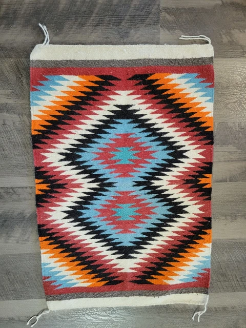 Navajo Indian rug, Eyedazzler, small 20x31
