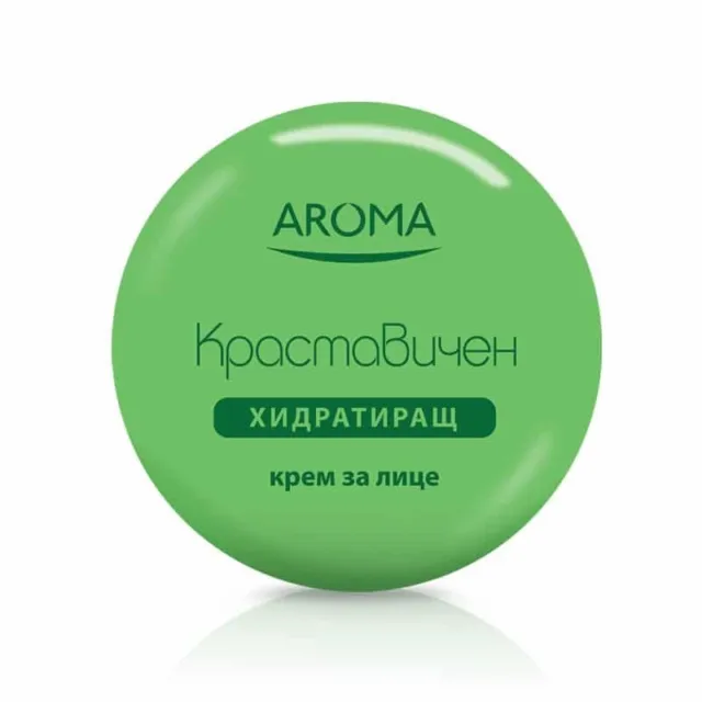 Crema facial hidratante AROMA pepino - marca de culto de la era comunista Bulgaria -75 ml