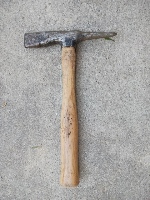 Vintage Pick Hammer 12" Wood Handle