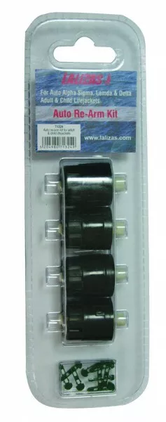 Lalizas 4 Auslösepatronen / Cartridges pour Automatique Gilet de Sauvetage Sigma