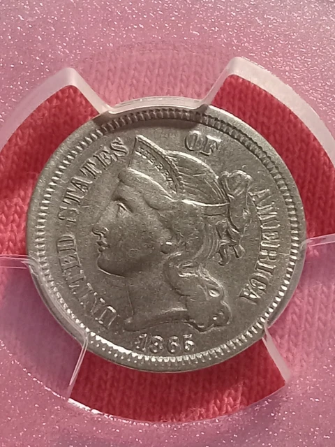 1865 Three Cent Nickel