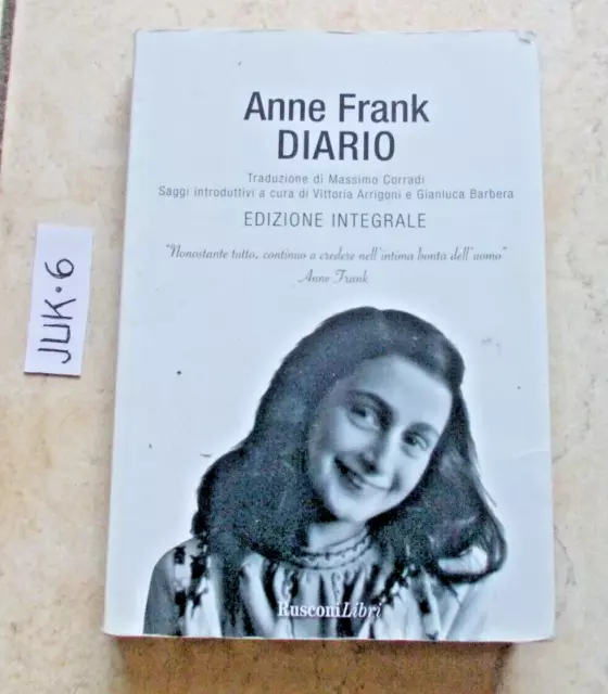 Diario - Anne Frank - Libro - Rusconi Libri - Varia