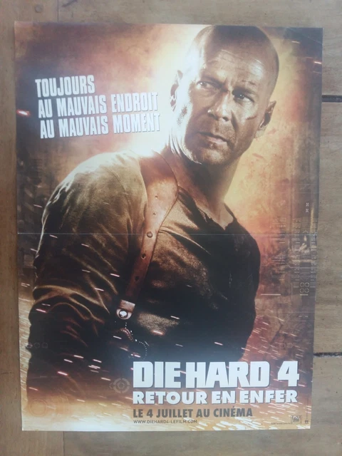 Affiche Cinéma Die Hard - Poster HQ 40x60cm - Neuf, Papier Qualité Affichage