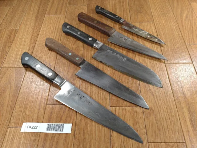 Set 7 couteaux cuisine Japonais Petit Chef Santoku KAI BENIFUJI SEKI  MAGOROKU