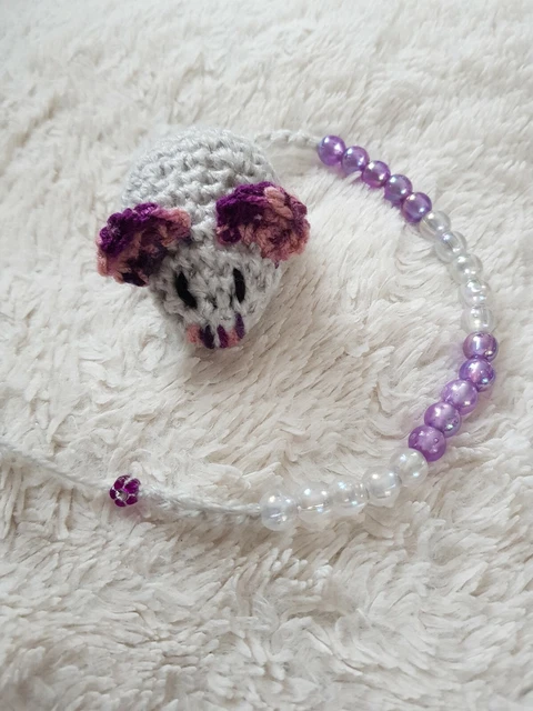 Rechenmaus für Erstklässler lila ♡ Einschulung Geschenk Rechenkette