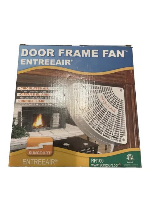 SUNCOURT ENTREEAIR RR100 Door Frame Fan Air Circulator Quiet, New In Box  $89.95 - PicClick