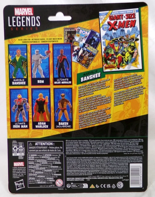 MARVEL LEGENDS FIGURA de Acción Banshee Tamaño Gigante 6