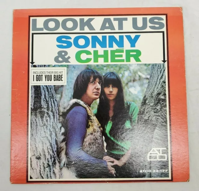 Sonny & Cher: Look At Us - Vinyl LP - ATCO/Atlantic Records #33177 - 1965