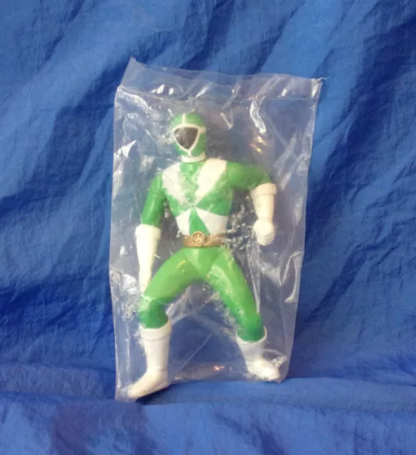 Mighty Morphin Power Rangers GREEN Ranger 4" Action Figure McDonalds 2000 SEALED