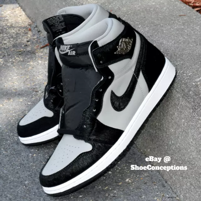 Nike Air Jordan 1 Retro Hi OG Shoes Black Medium Gray DZ2523-001 Multi Sizes NEW