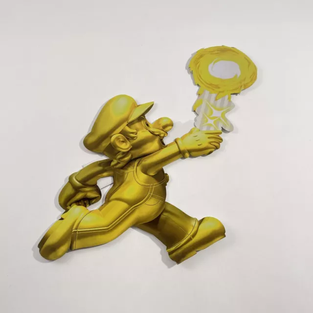 Nintendo PLV Publicitaire Golden Mario Très Bon état