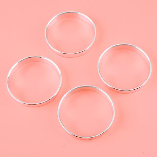 4x Aluminum Alloy Car Wheel Hub Centric Rings Spacer OD 57.1mm ID 56.1mm