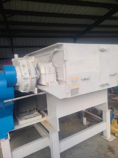 40 HP Vecoplan Partial Refurb Single Shaft Shredder