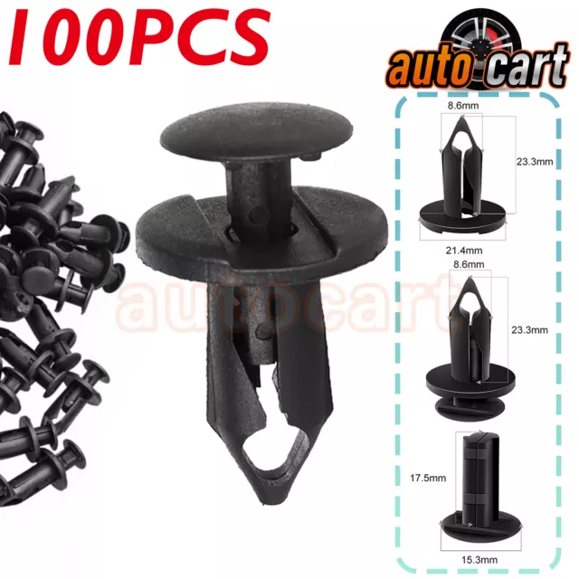 100pcs Retainer Clips Screw For Saturn Ford Chrysler Dodge Jeep Plymouth Lincoln