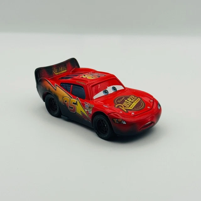 DISNEY PIXAR CARS Toon- BURNT LIGHTNING MCQUEEN Rescue Squad Mater- 1: ...