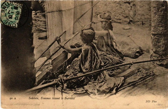 CPA AK Seddaia women weaving burnous. ALGERIA (794291)