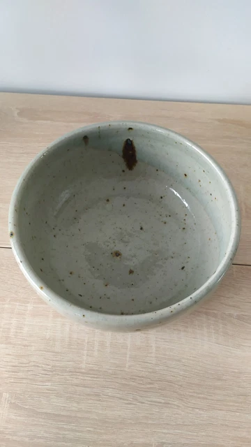 Saladier En Grès Français Des Années 70 – Signé, à Identifier – La Borne/Puisaye – 20cm
