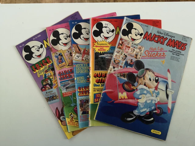 Walt Disneys      5 x    MICKY MAUS     Posten   17