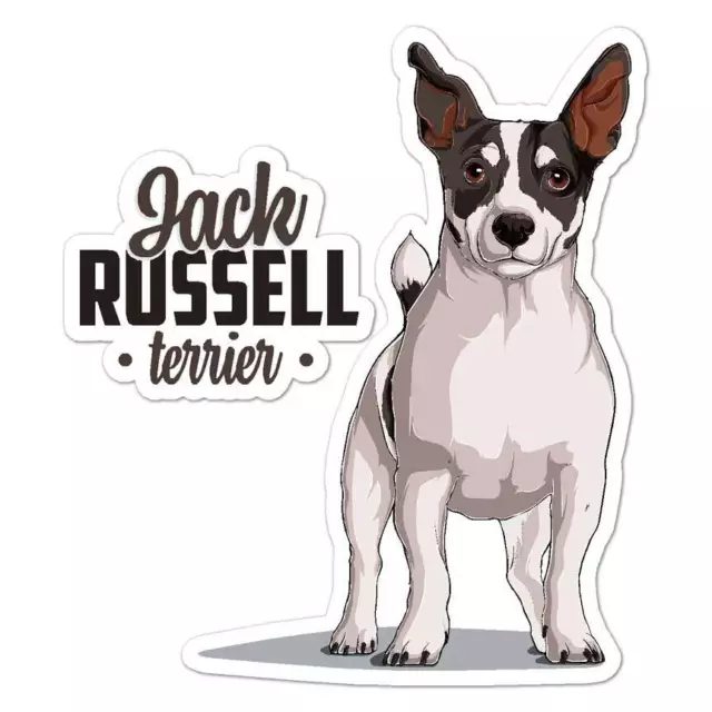 Jack Russell Terrier, Vinyl Decal Sticker, Indoor Outdoor, 3 Sizes, #8120