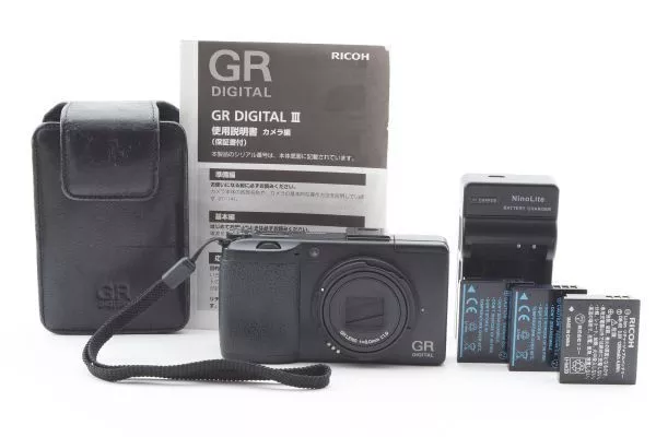 RICOH Compact Digital Camera GR III Color Black Used Beautiful Product
