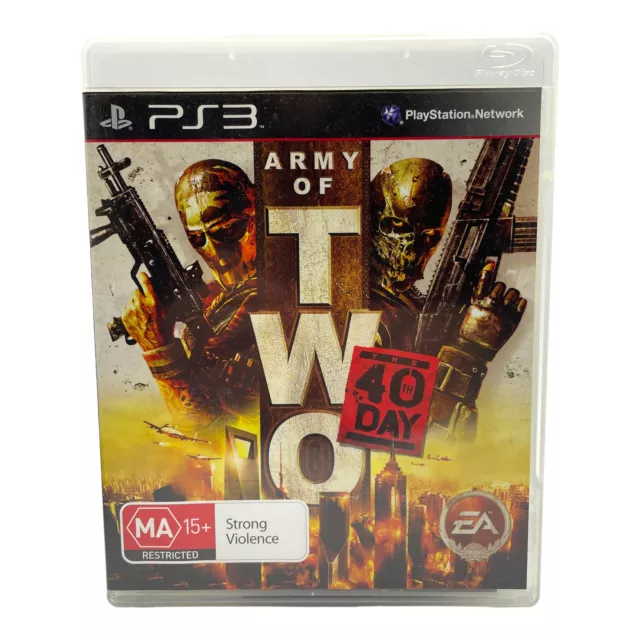 Mint Disc - Army Of Two The 40th Day *Complete* Sony PS2 PAL