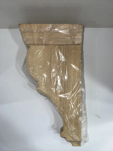 Una mecha de madera - 3"" W x 8-5/16"" D x 14"" H mecha suave de madera de goma