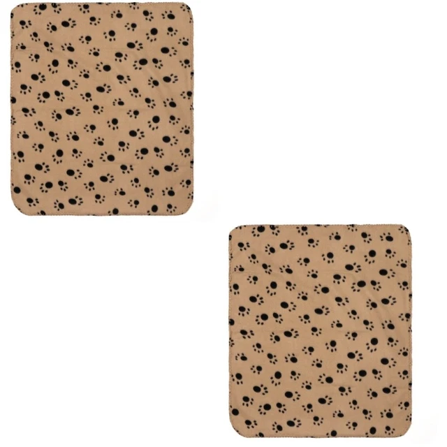 2 mantas para mascotas para gato perro pata animal mantas de lana de doble cara