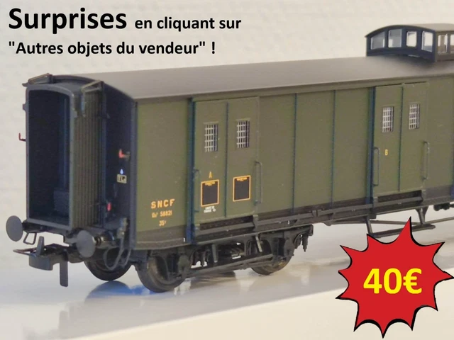 Ree modeles VB467 Voiture voyageurs métallisée, ex-PLM, SNCF, B4D