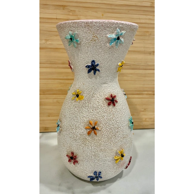 MID CENTURY MODERN 1950s Italian Fratelli Fanciullacci Vase Multi