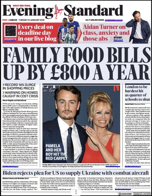 Pamela Anderson Presley Chopra Jonas Brothers Poldark UK Newspaper Football