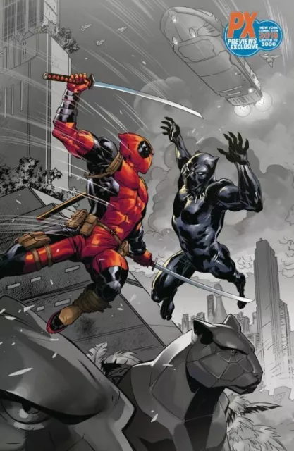 BLACK PANTHER  VS DEADPOOL (2018) # 1 : PX Exclusive NYCC Limited to 3000