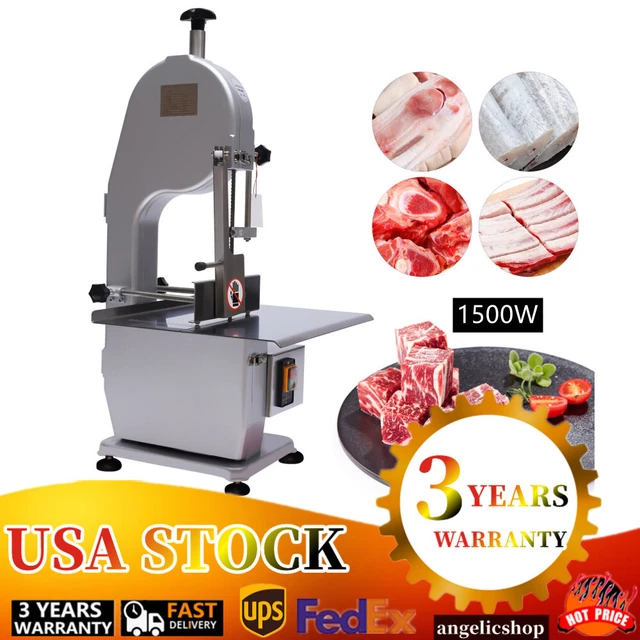 1500W Commercial Frozen Meat Bone Saw Electric Bone Saw  Cutting Machine 110 V