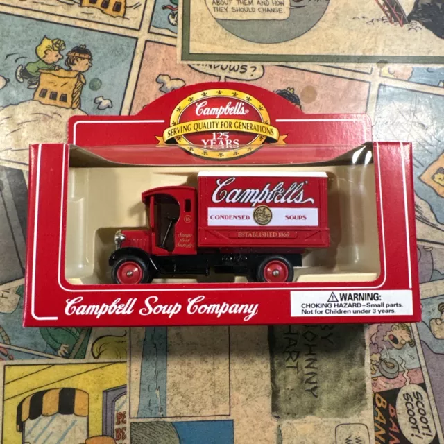 New Nib Campbells Soup Company 125 Years Anniversary Die-Cast Delivery Truck