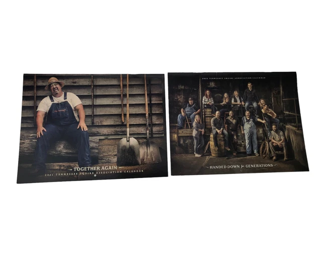 2021 AND 2022 Jack Daniels Tennessee Squire Calendar Lynchburg 22.00