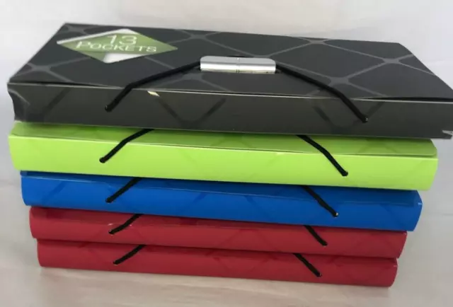 5 Piece TOPS Poly Expandable File Folder 10x5.5 Checks & Receipts