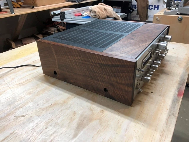 Pioneer SA 9800 & Pioneer SA 8800  NEW Case made of SOLID Claro Walnut Wood 8